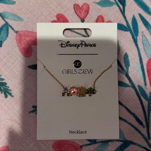 NWT WDW Girls Crew 4 Park Necklace